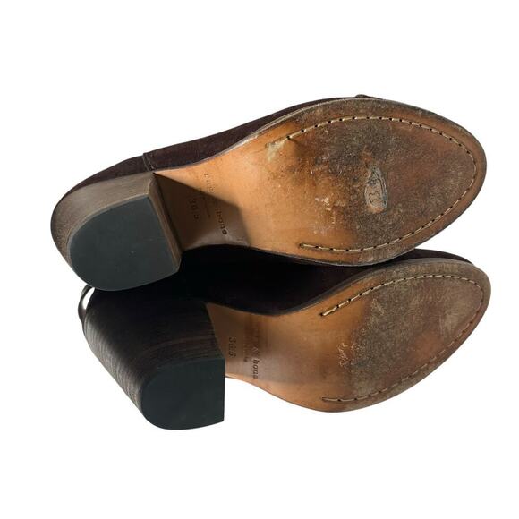 Rag & Bone Harrow Suede Boot Dark Brown Size 6.5 - Picture 5 of 5